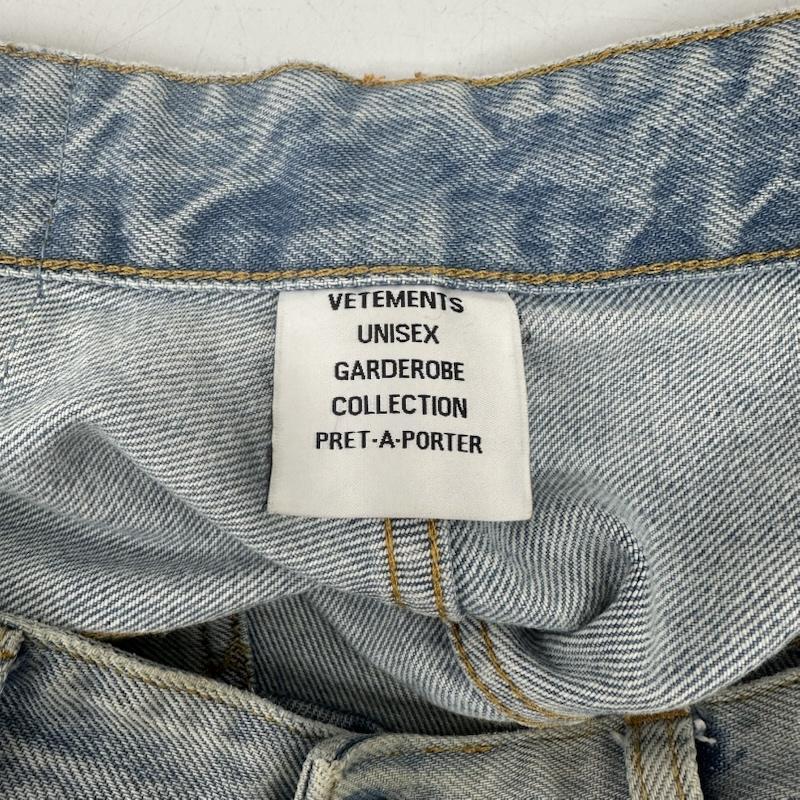 ヴェトモン 24SS BIG SHAPE DENIM PANTS ビッグ シェイプ ワイド