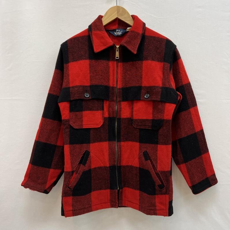 ウールリッチ 80s USA製 バッファローチェック ウール マッキーノ