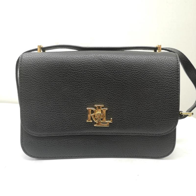 【LAUREN RALPH LAUREN】美品ラルフローレン ゴールド金具 37 ローレンラルフローレン LRL レザー ショルダー バッグ ゴールド 金具