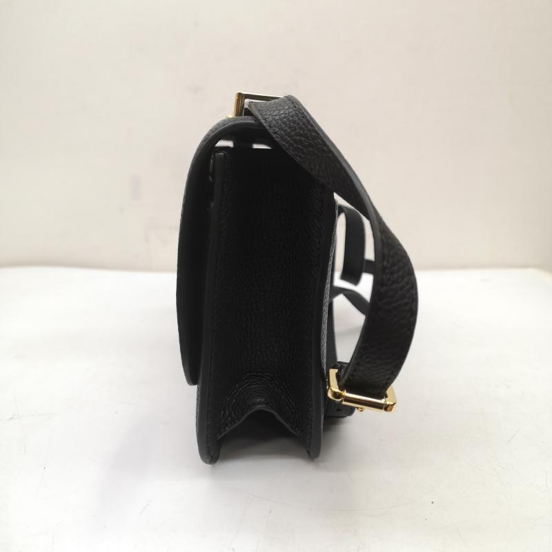 ローレンラルフローレン LRL レザー ショルダー バッグ ゴールド 金具