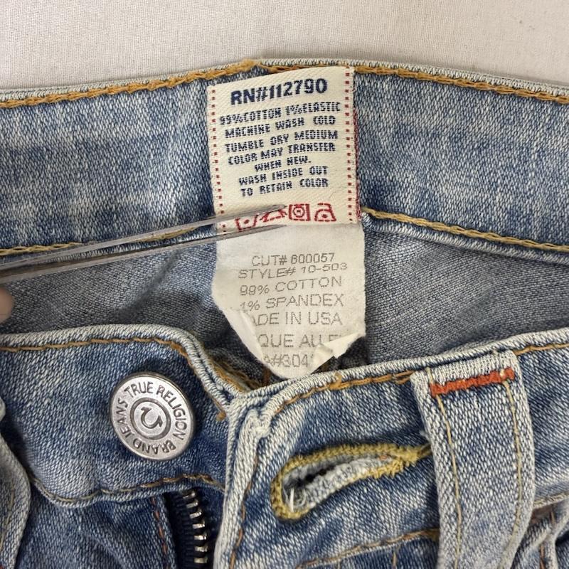 トゥルーレリジョン JOEY ブーツカット ラインストーン フレア デニム