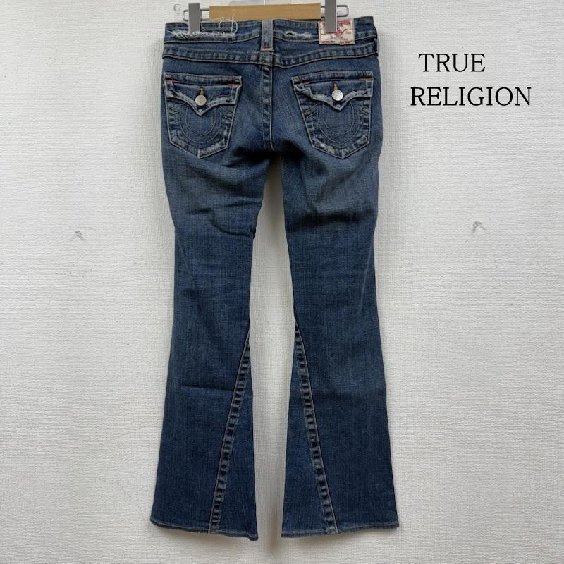 トゥルーレリジョン JOEY フレア デニム パンツ 刺〓 y2k 26インチ