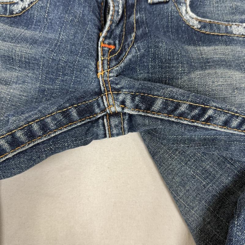 トゥルーレリジョン JOEY フレア デニム パンツ 刺〓 y2k 26インチ