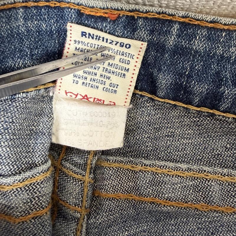 トゥルーレリジョン JOEY フレア デニム パンツ 刺〓 y2k 26インチ