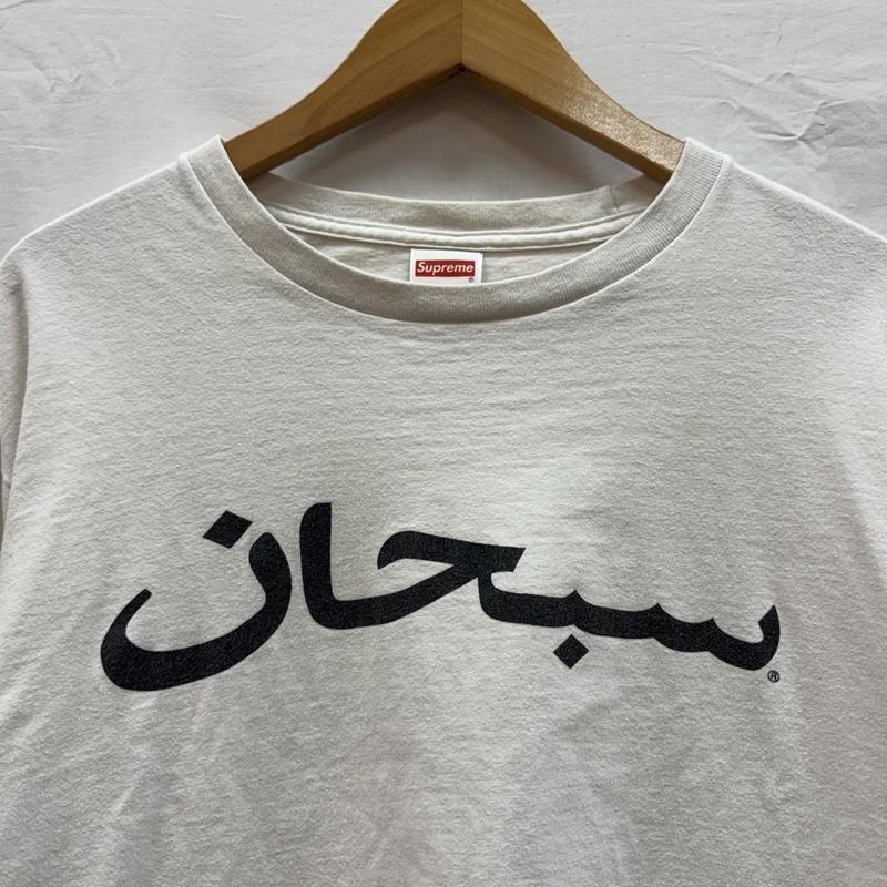 シュプリーム Arabic Logo アラビア語 ロゴ クルーネック ロンT 長袖 T