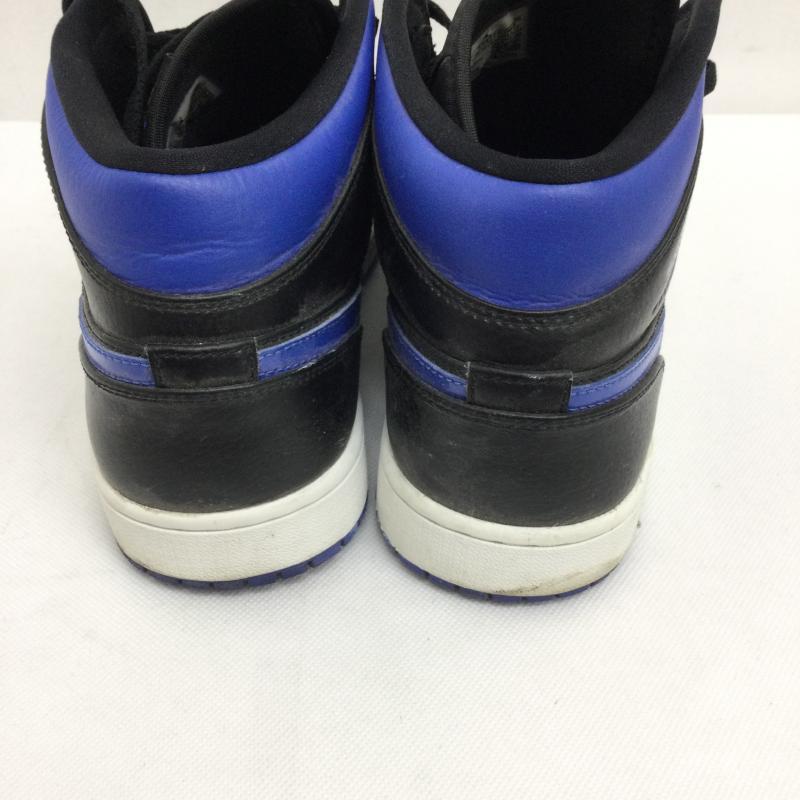 ナイキ NIKE AIR JORDAN 1 MID BLACK HYPER ROYAL-WHITE 554724-068