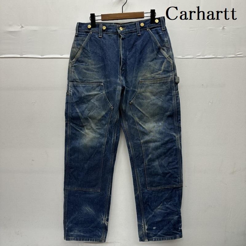 00s Carhartt メキシコ製 ダブルニー デニムペインターパンツ カーハート 00s メキシコ製 ダブルニー デニム ペインター パンツ B07