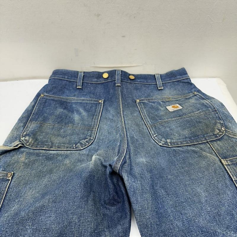 カーハート 00s メキシコ製 ダブルニー デニム ペインター パンツ B07