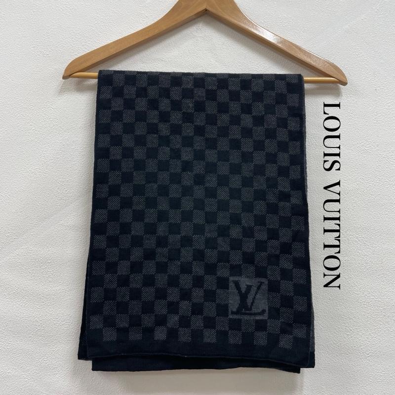 ルイヴィトン ダミエ グラフィット マフラー ウール イタリア製 LV