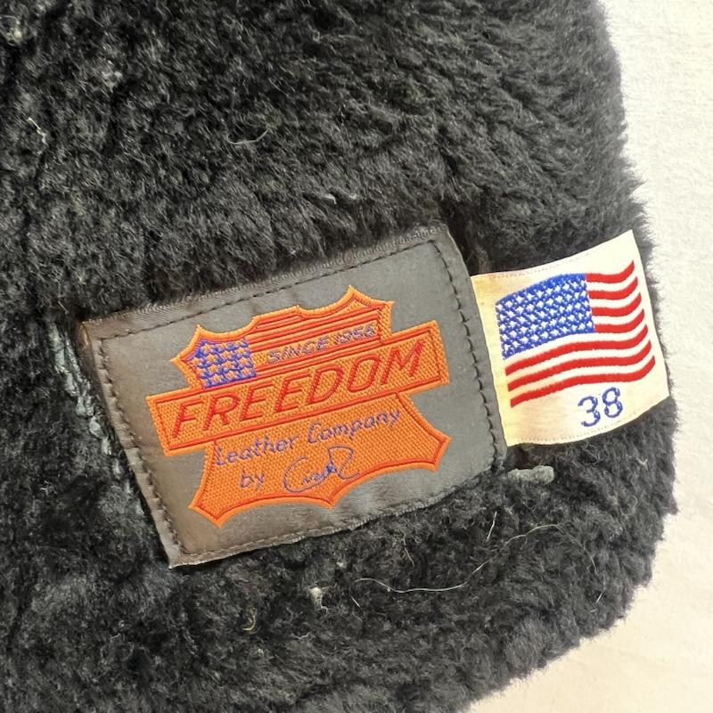 フリーダム B-3 シープスキン レザー ムートン フライトジャケット 38