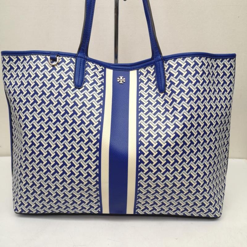 トリーバーチ ジェミニリンク 幾何学模様 PVC トートバッグ - 50151204