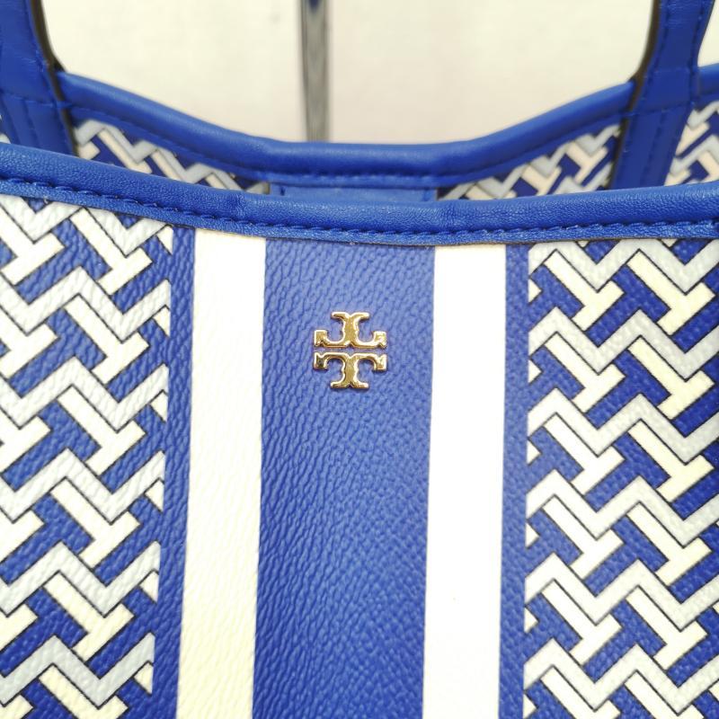 トリーバーチ ジェミニリンク 幾何学模様 PVC トートバッグ - 50151204