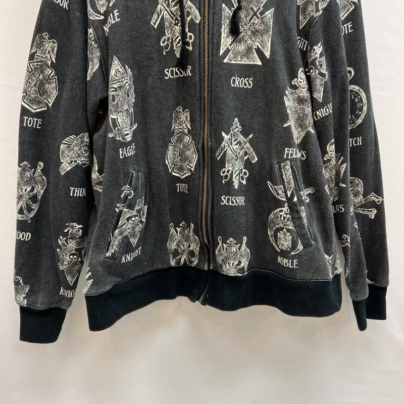 GANGSTERVILLE（ギャングスタービル） 総柄 フルジップ パーカー