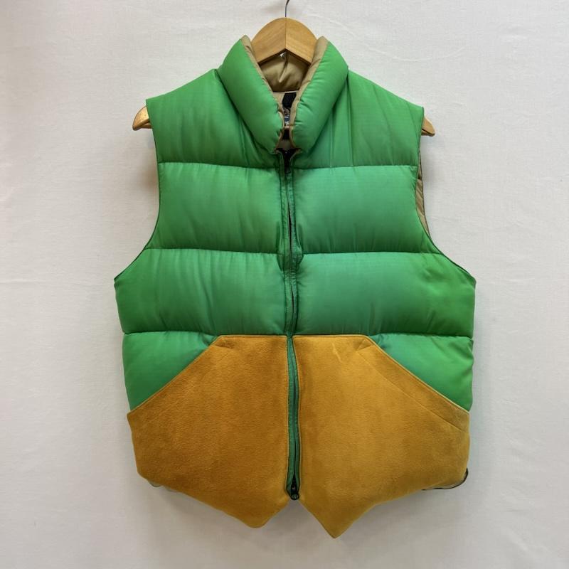 クレセントダウンワークス レザー ポケット ダウンベスト M 50151268