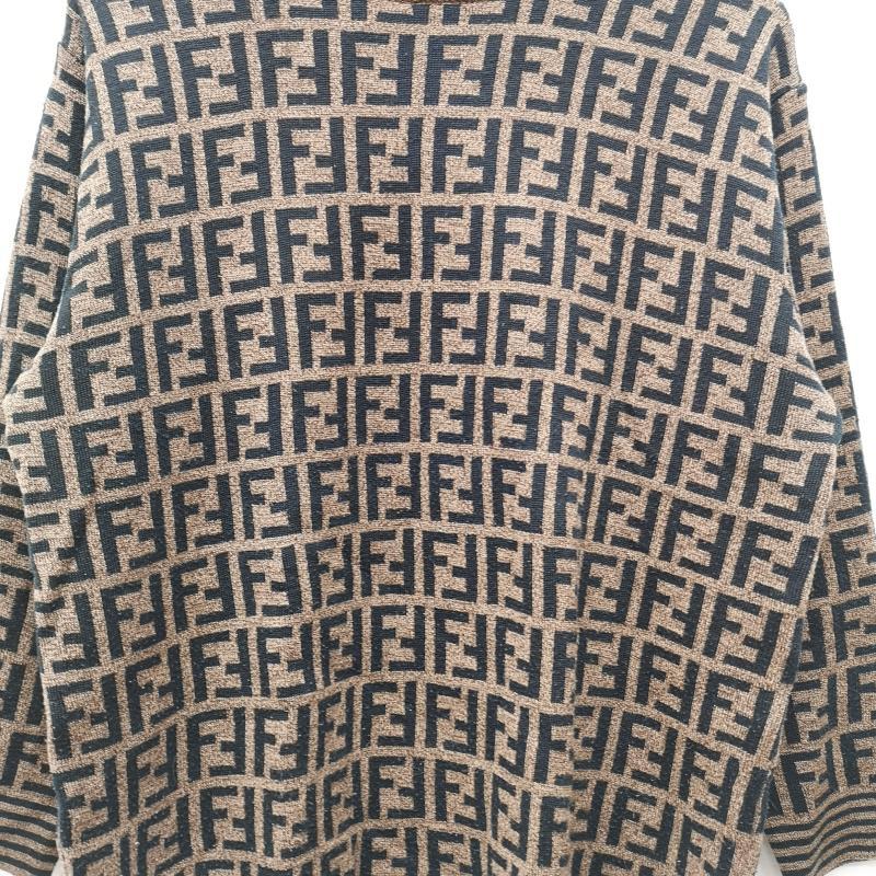 フェンディ オールド FF ロゴ ズッカ柄 ニット セーター 表記無し