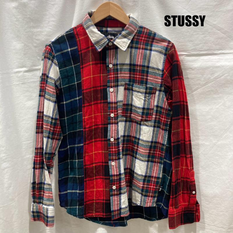 ステューシー コットン100% マドラスチェック クレイジーパターン