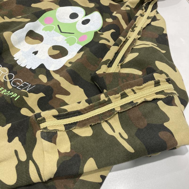 ハイドロゲン サンリオ ケロケロケロッピ 骸骨 スカル 迷彩 カモフラ
