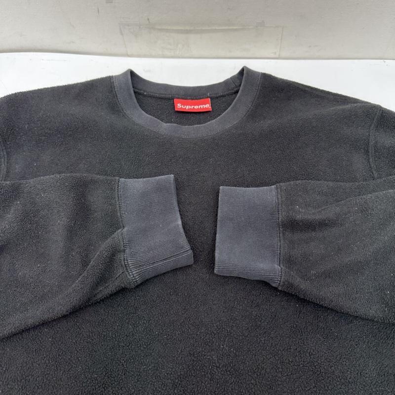 シュプリーム Polartec Small Box Crewneck ロゴ 刺繍 フリース