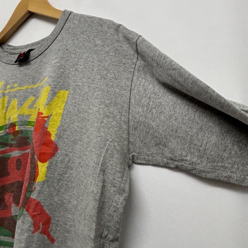ステューシー ロンT WORLDTRIBE ライオン グラフィックプリント 90s 