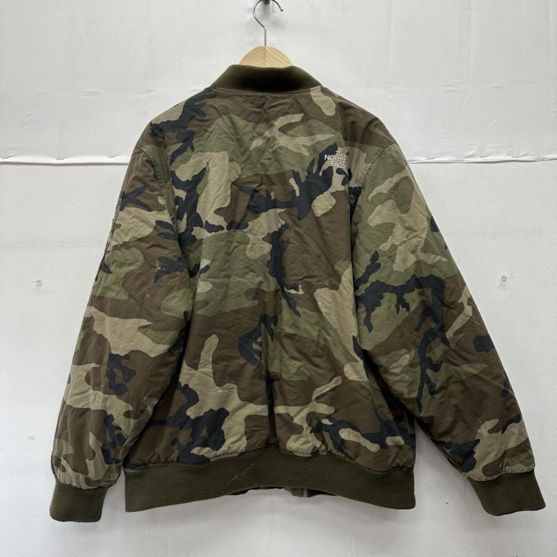 ザノースフェイス Q THREE JACKET MA-1 中綿 ジャケット カモフラ