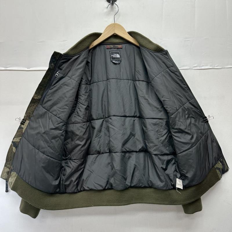 ザノースフェイス Q THREE JACKET MA-1 中綿 ジャケット カモフラ