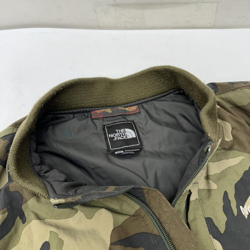 ザノースフェイス Q THREE JACKET MA-1 中綿 ジャケット カモフラ