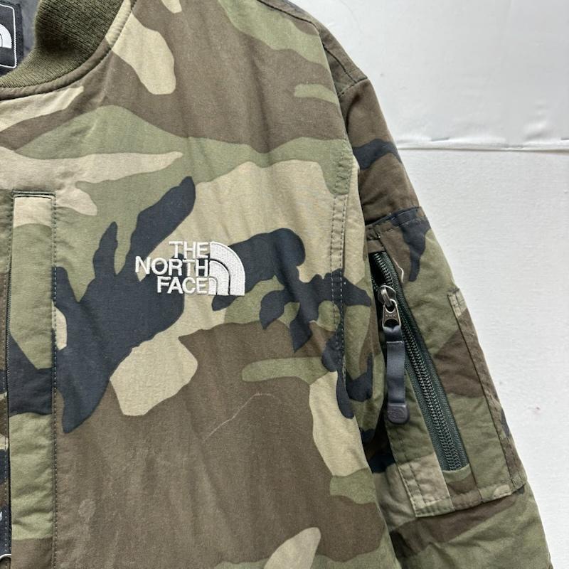 ザノースフェイス Q THREE JACKET MA-1 中綿 ジャケット カモフラ