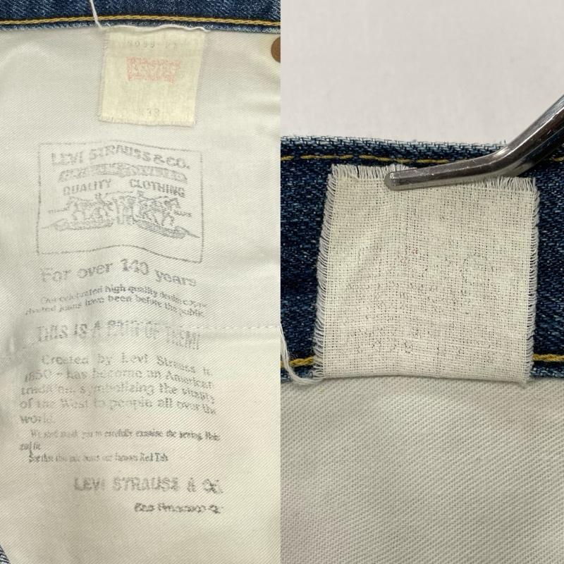 リーバイス 503B W33 L36 ビッグE 赤耳 セルビッチ 日本製 J09 ボタン