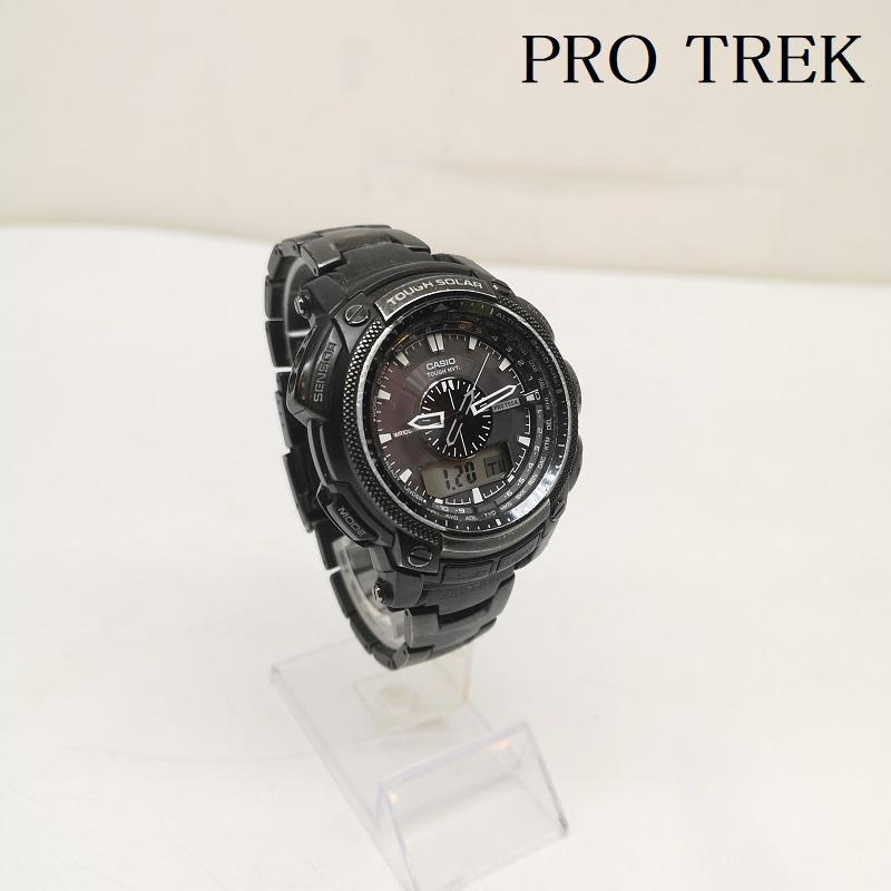 プロトレックprw-5000yt カシオ PROTREK プロトレック 電波ソーラー 腕時計 PRW-5000YT チタン