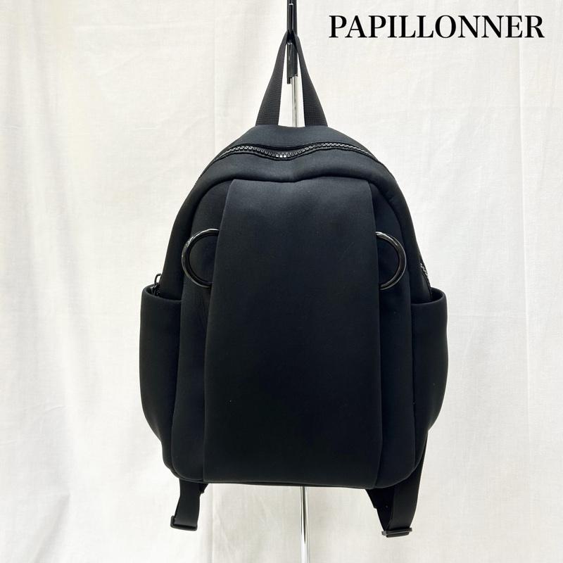 PAPILLON パピヨネ デイパック パフリュック black - 50151523