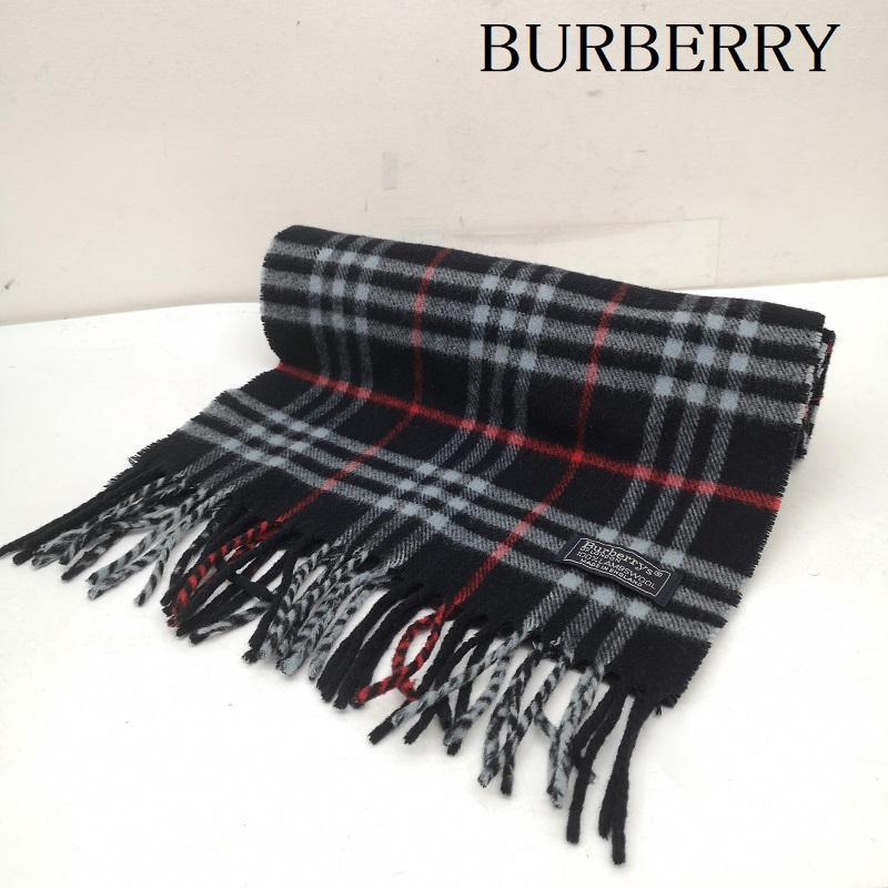 バーバリー ノバチェック ウール マフラー イングランド製 - 50151546