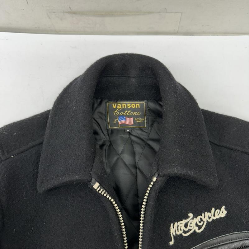 ヴァンソン メルトン ウール ライダース ジャケット 78564E 41 M