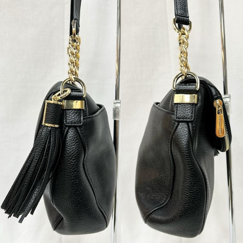 ⭐︎美品⭐︎MICHAEL KORS ショルダーバッグ 2way チャーム付き マイケルコース 2WAYショルダーバッグ ハンドバッグ レザー フリンジ