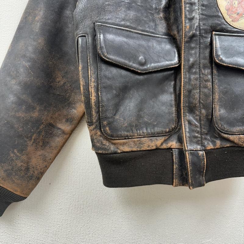 アヴィレックス 90s A-2 第20空軍 SAIPAN フライト レザー ジャケット