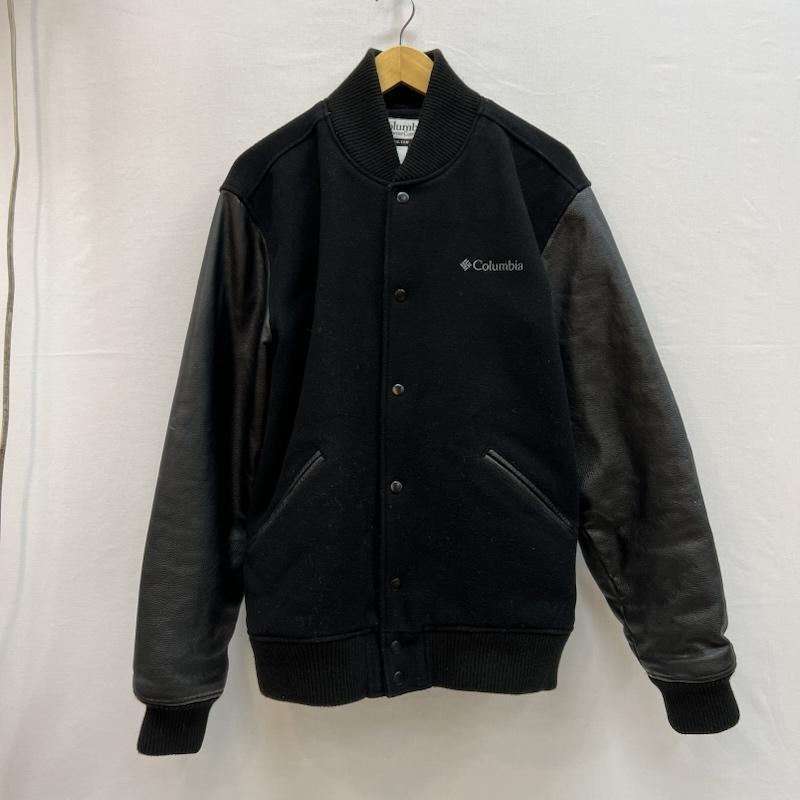 コロンビア 袖レザー メルトンウール スタジャン L 50151834