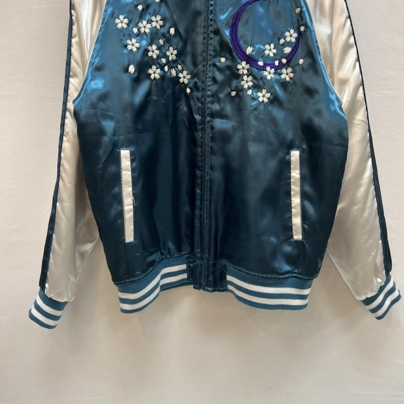 古着 一心如鏡 風神 雷神 和柄 刺繍 スカジャン L 50151841 : Classica