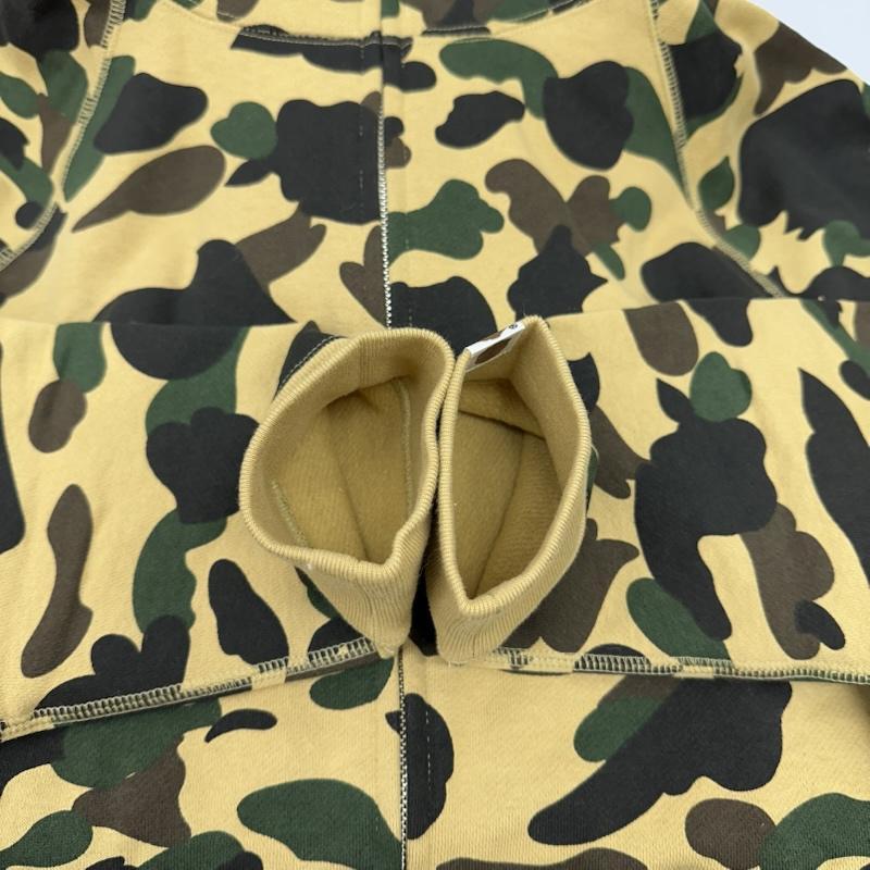 アベイシングエイプ 1st カモ フル ジップ パーカー 迷彩 総柄 L