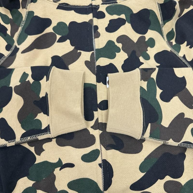 アベイシングエイプ 1st カモ フル ジップ パーカー 迷彩 総柄 L