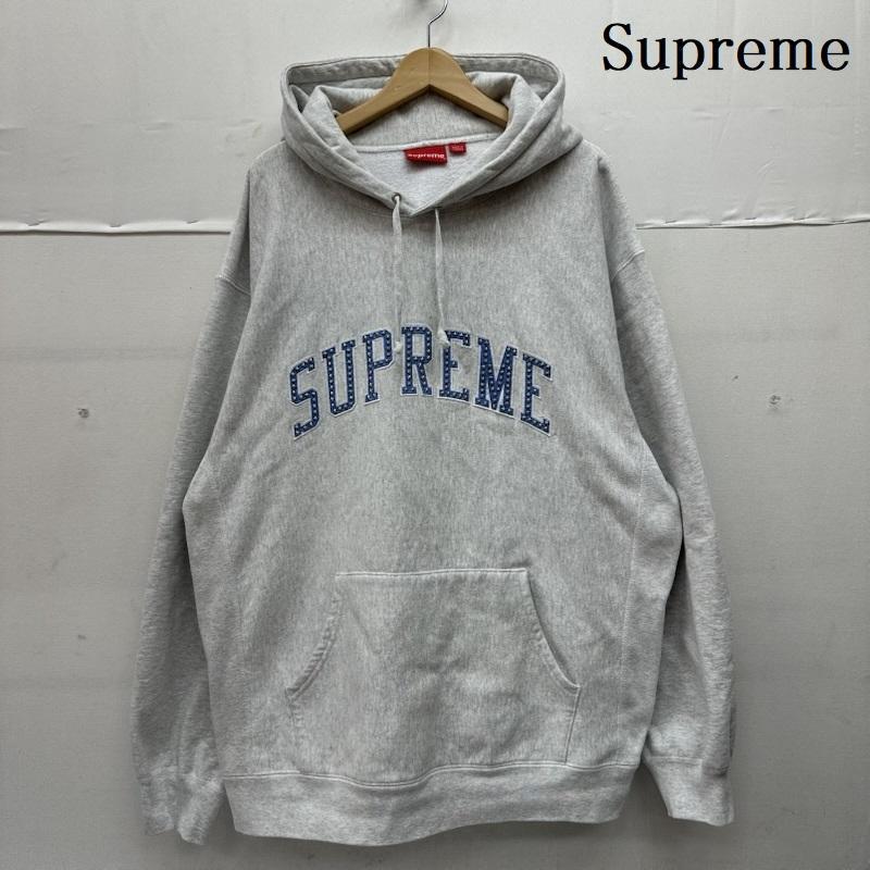 シュプリーム 22ss Stars Arc Hooded Sweatshirt スター スタッズ ロゴ