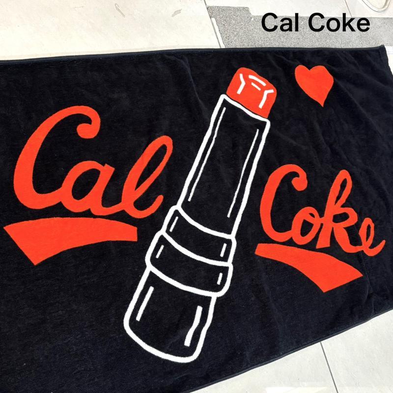 古着 Cal Coke カルコーク バスタオル リップマーク クリームソーダ 