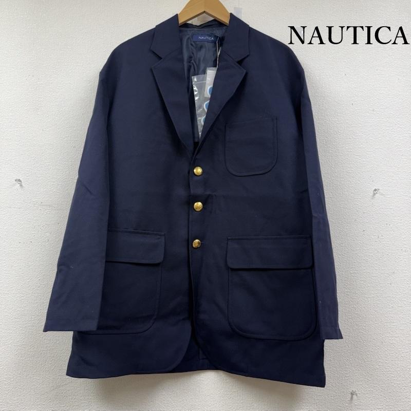 ノーティカ 3B 金ボタン ブレザー テーラード ジャケット ワッペン付き