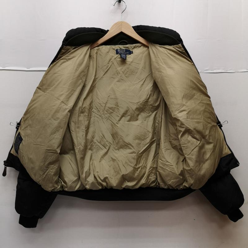 ポロラルフローレン 90s USA製 ポニー 刺繍 短丈 ダウンジャケット M