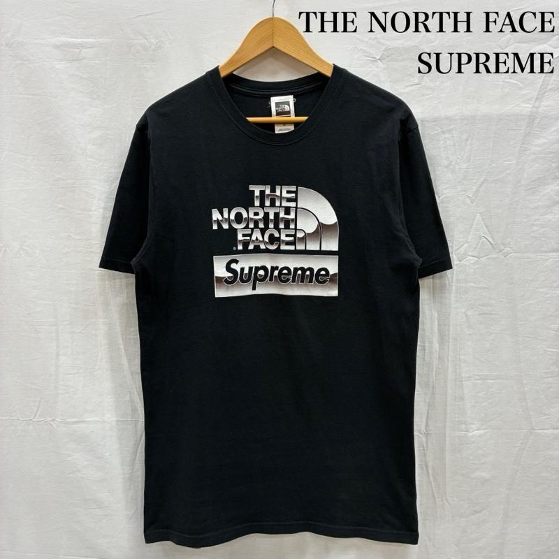 シュプリーム×ノースフェイス 18ss Metallic Logo Tee メタリック ロゴ