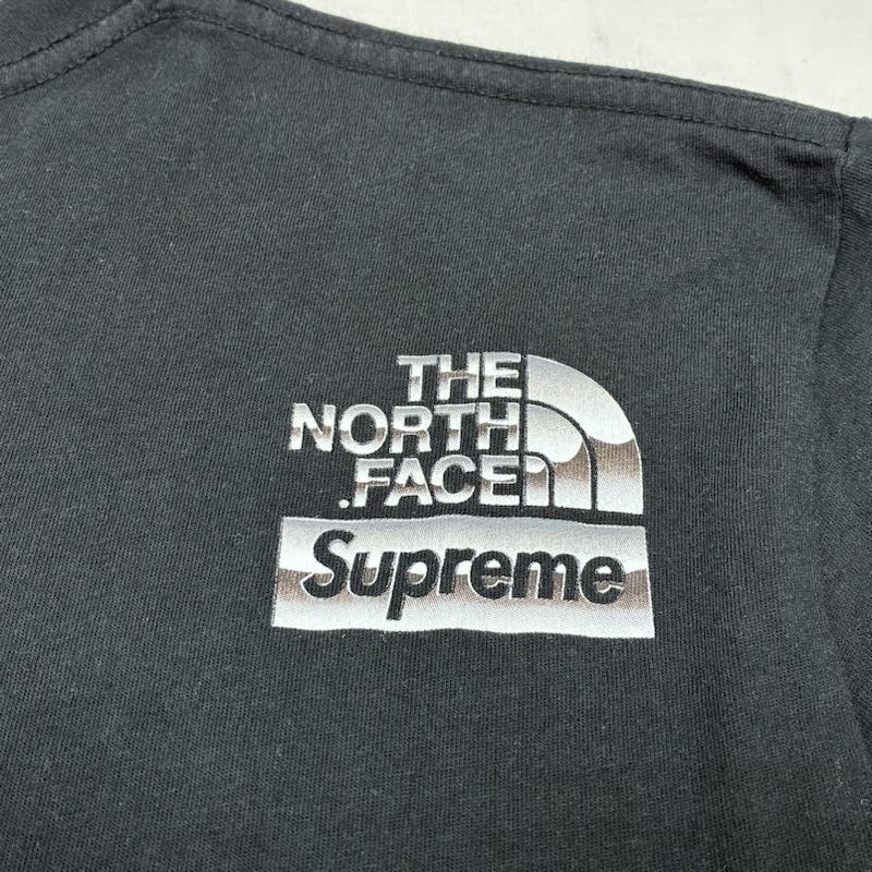 シュプリーム×ノースフェイス 18ss Metallic Logo Tee メタリック ロゴ