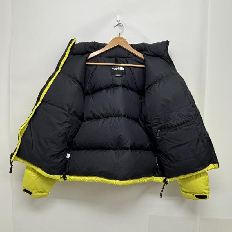 ザノースフェイス ダウンジャケット ヌプシ ブラック イエロー S