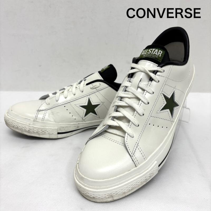 コンバース ワンスター J ホワイト グリーン ONE STAR WHITE GREEN 