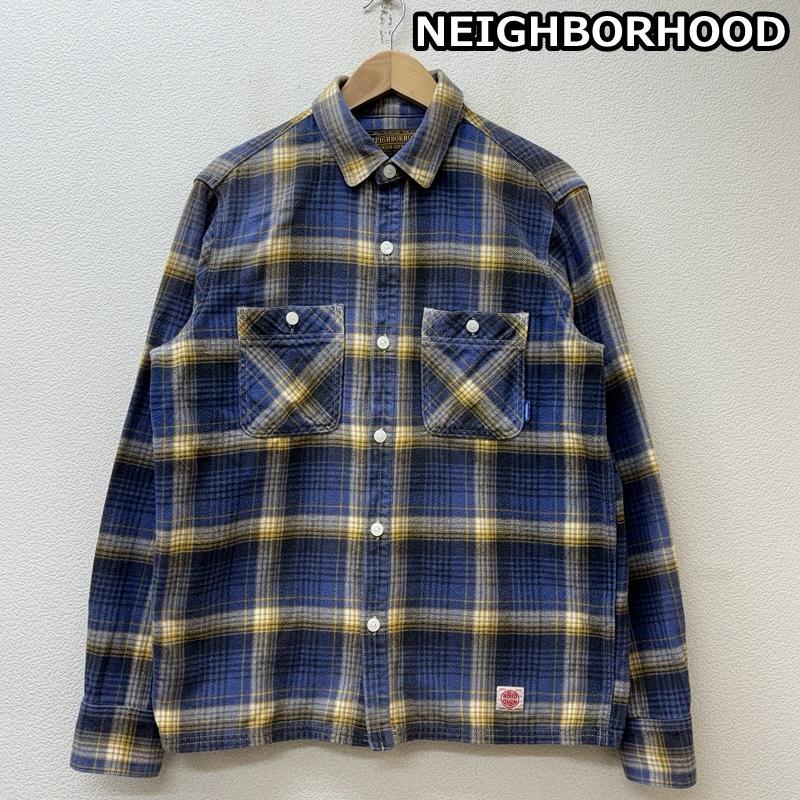 ネイバーフッド チェック フランネル 長袖 ワーク シャツ 092ARNH