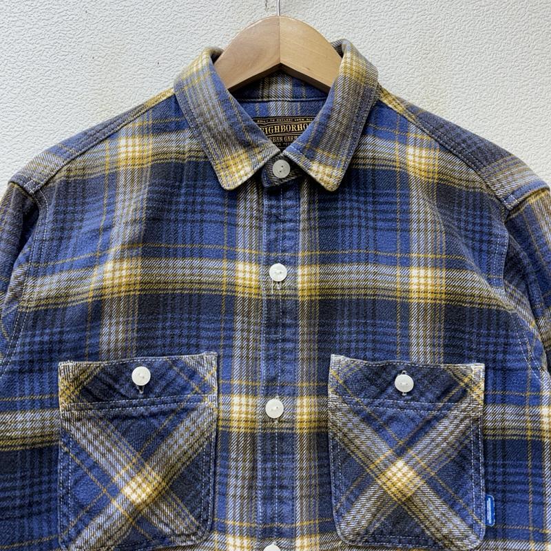 ネイバーフッド チェック フランネル 長袖 ワーク シャツ 092ARNH