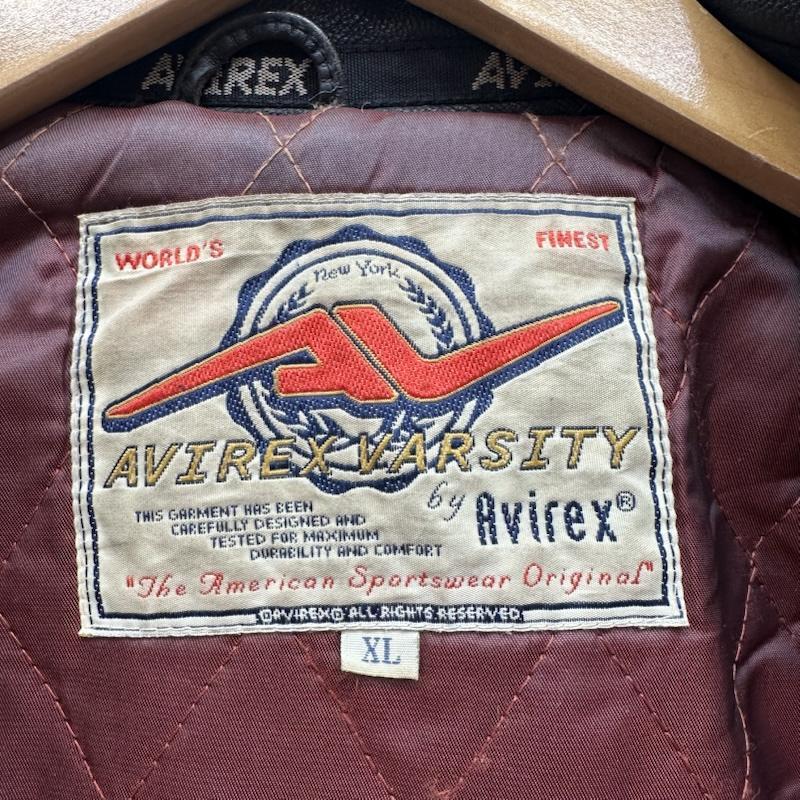 avirex レザージャケット XL 刺繍入り　bboy 00s 90s avirex レザージャケット XL 刺繍入り bboy 00s 90s 【公式通販】