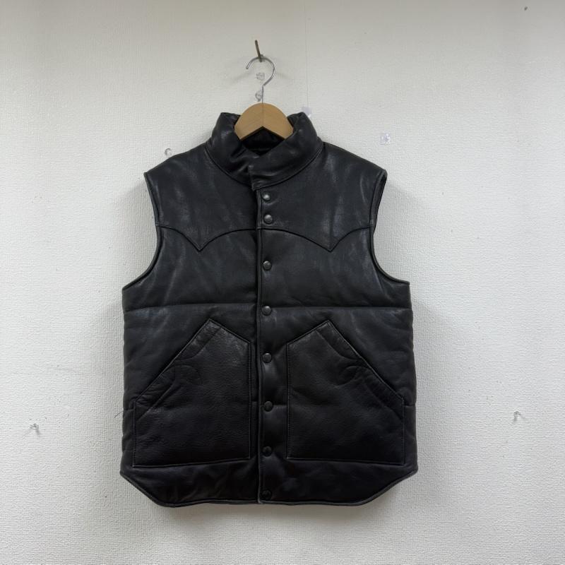 古着 羊革 レザー ダウン ベスト ウエスタン 本革 XL 50152175